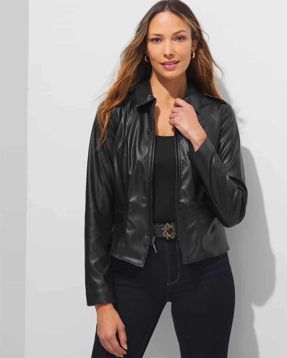 Outlet WHBM Zip Front Jacket